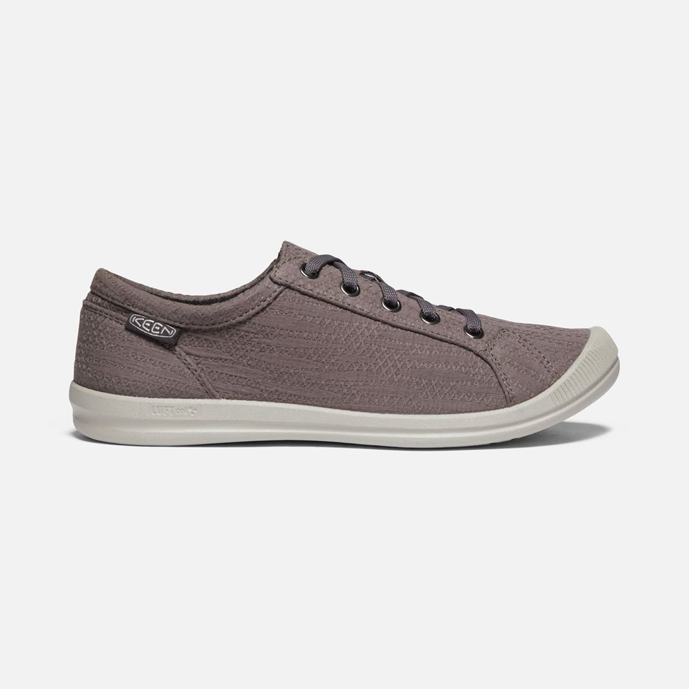 Keen Canvas Schoenen Dames Grijs - Lorelai Hemp Sneaker - 03781-PNUS